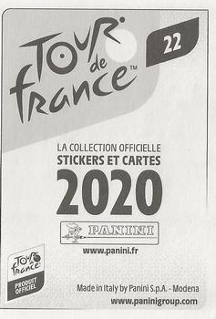 2020 Panini Tour de France #22 Logo Team 2 Back
